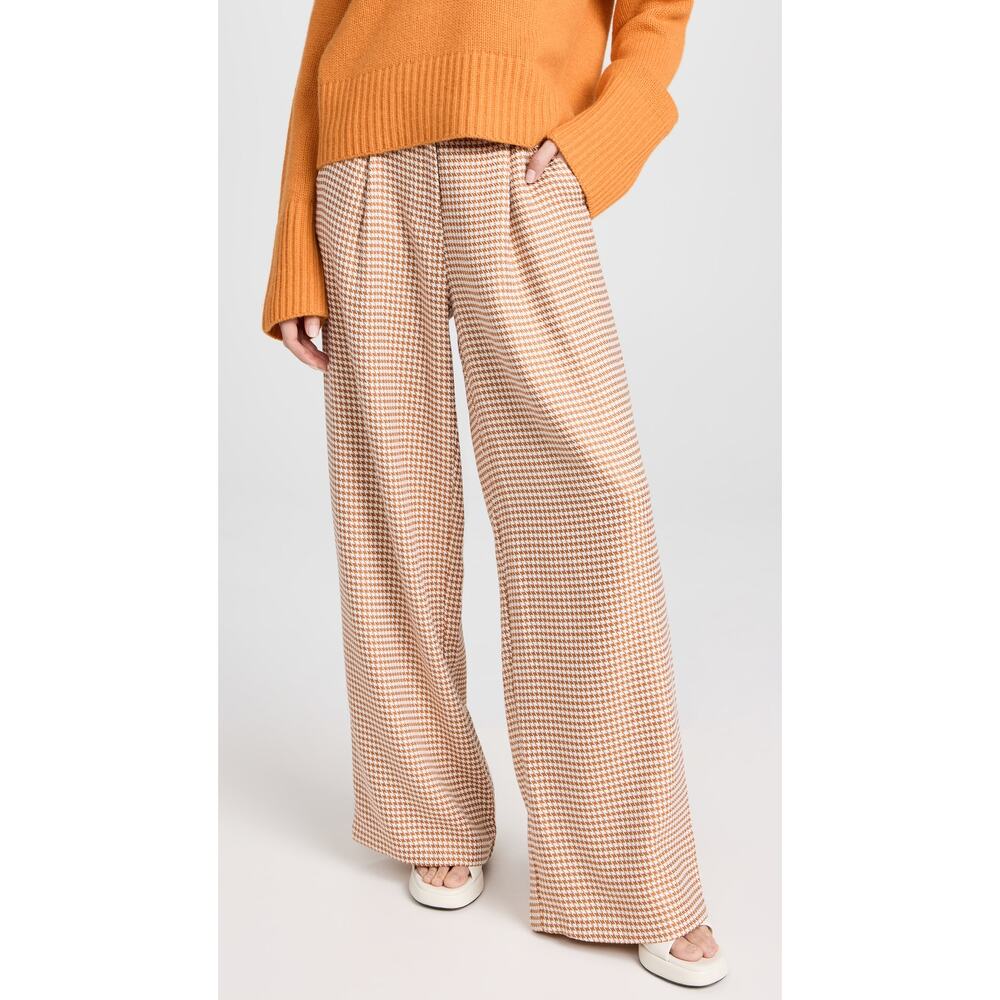 Minkpink 'Kennedy' Brown Wide Leg Pants Size S